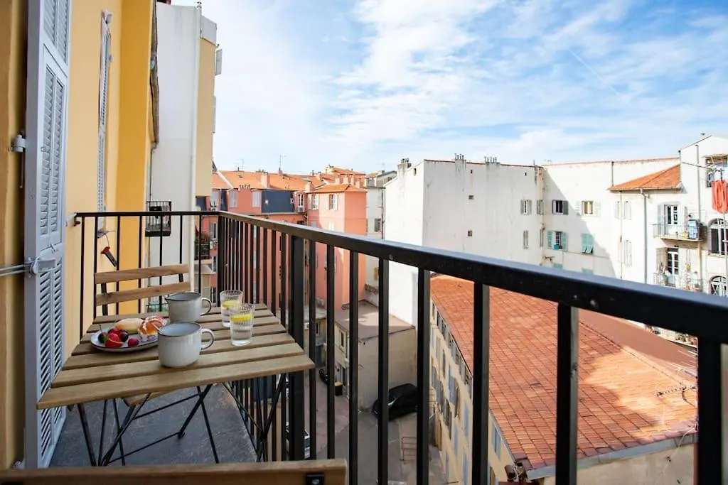 #59 Central Balcony 5Mins Old Town & Sea Ac Wifi Nice Apartamento